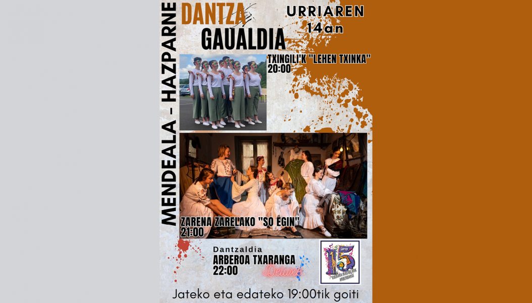 Dantza Gaualdia – spectacles de danse et bal mutxiko