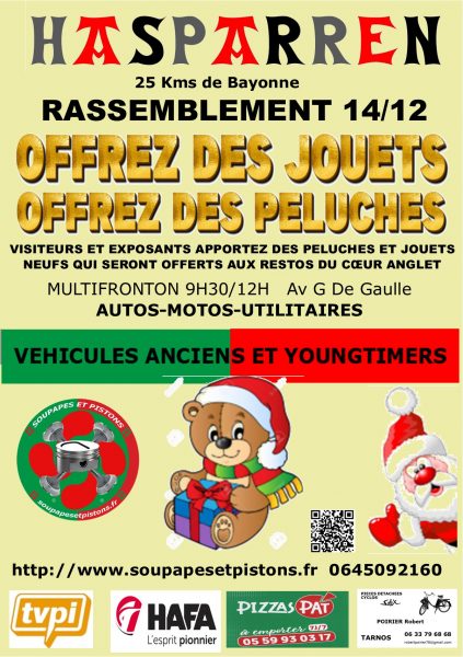 Collecte de jouets pour les restos du coeur
