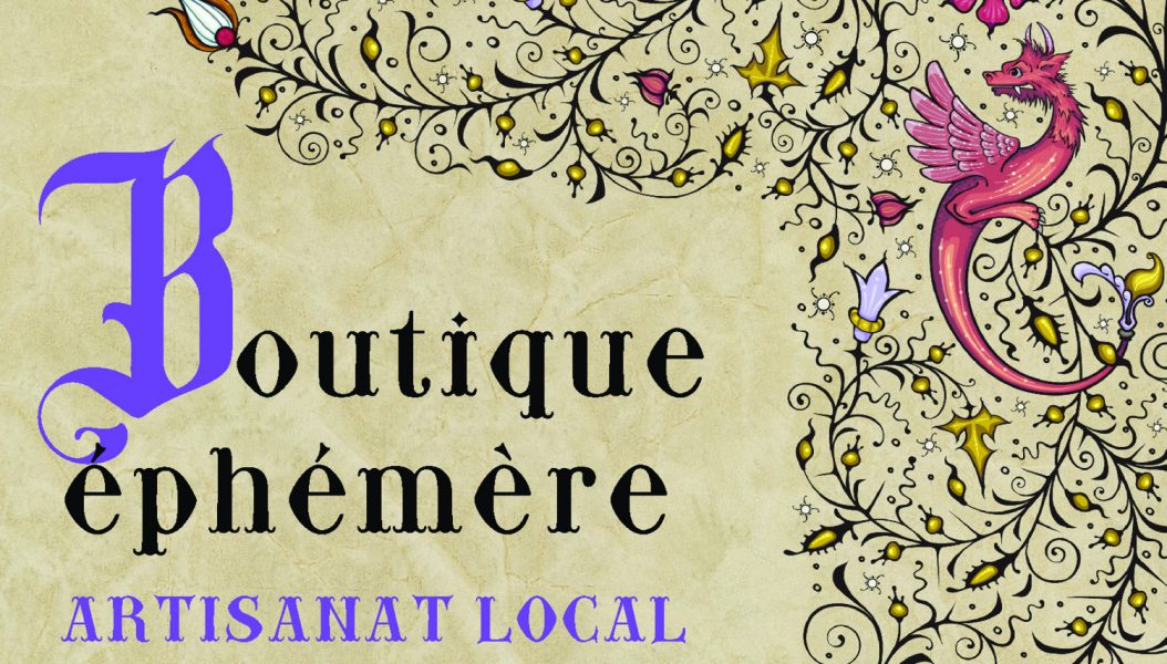 Artisanat local : boutique éphémère