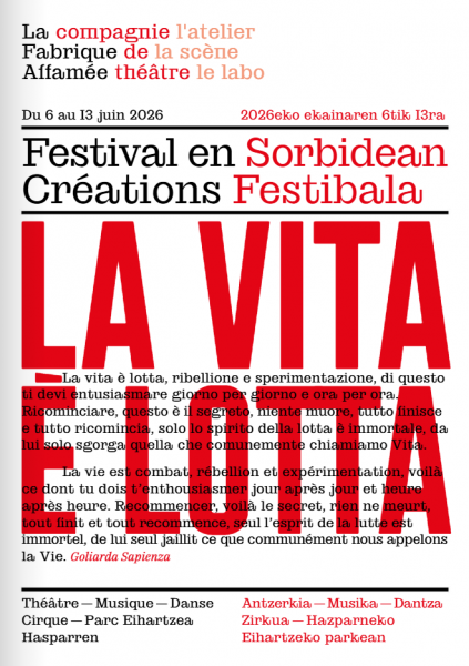 Sorbidean festibala/Festival spectacle vivant