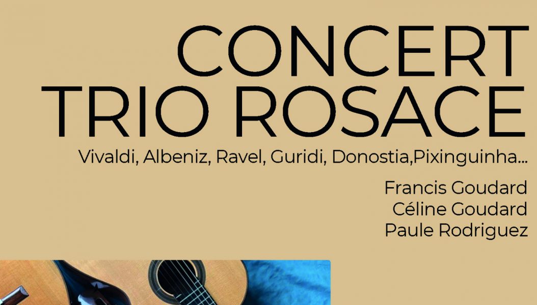 Concert du trio de guitares ROSACE