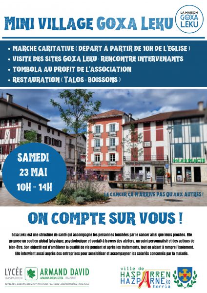 Goxa Leku : lutte contre le cancer