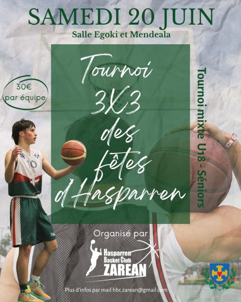 Tournoi 3×3 basket
