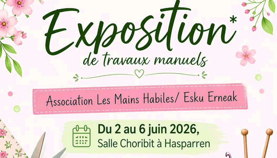 Exposition de travaux manuels