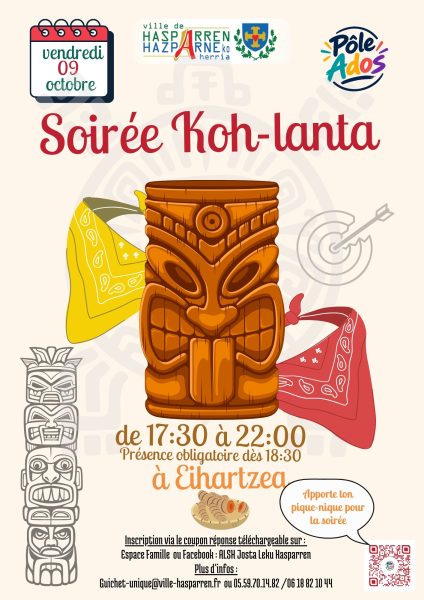 Soirée Koh-Lanta au Pôle Ados !